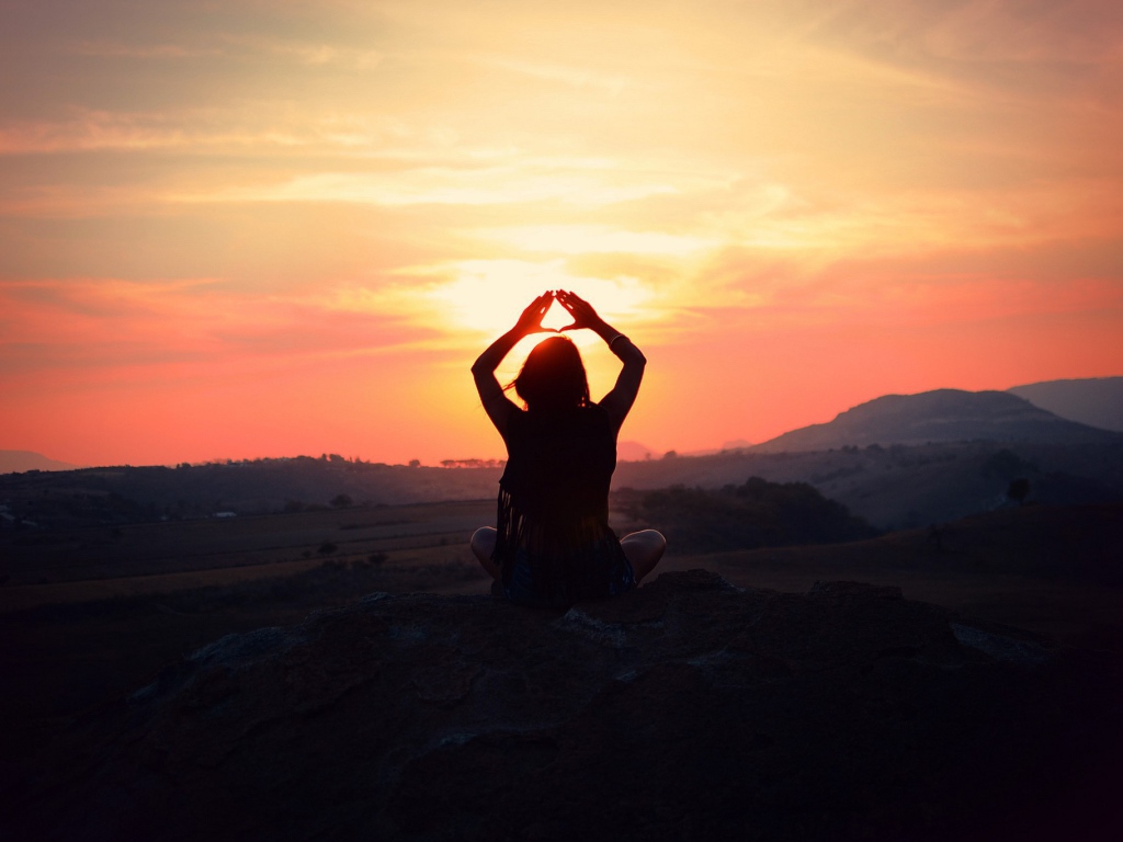 Женщина в горах