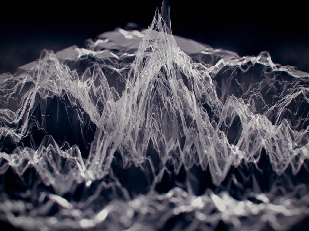 3Д модель горной местности