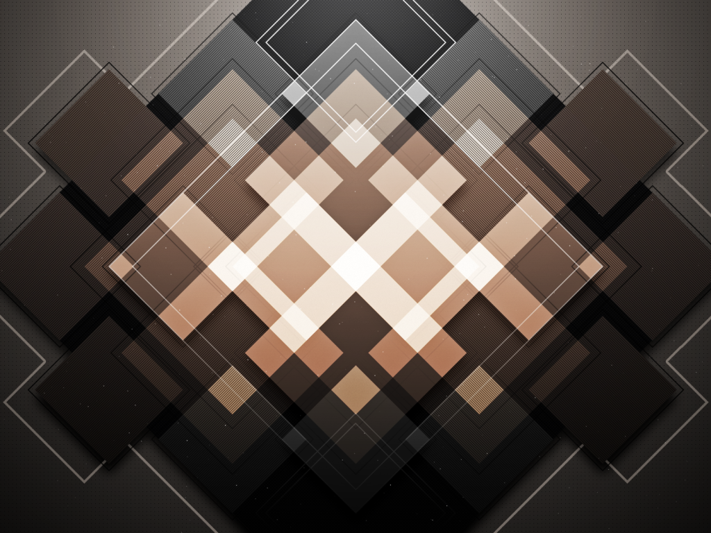 Абстрактные коричневые квадраты