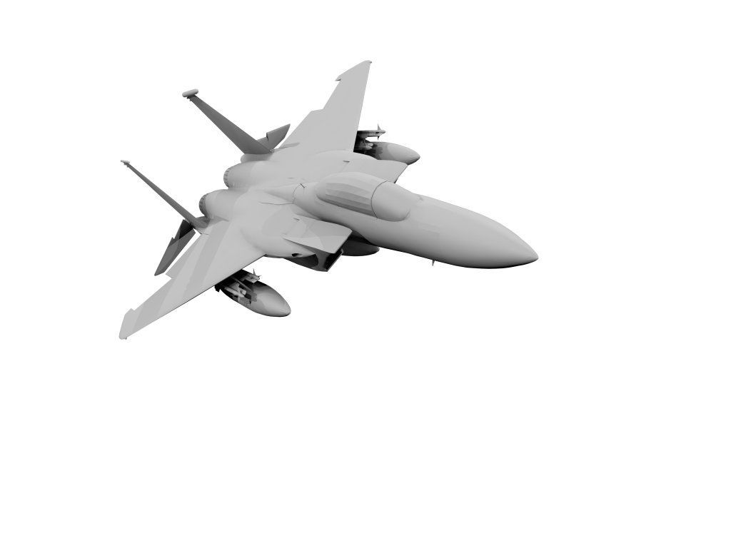 Истребитель, 3Д модель