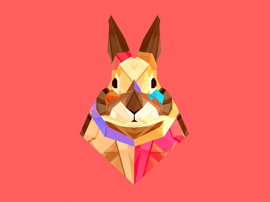 Заяц, 3-Д графика