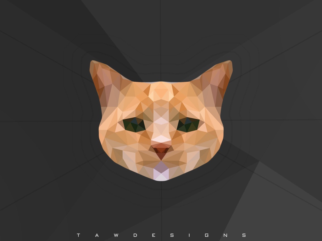 Морда кота, 3-Д графика