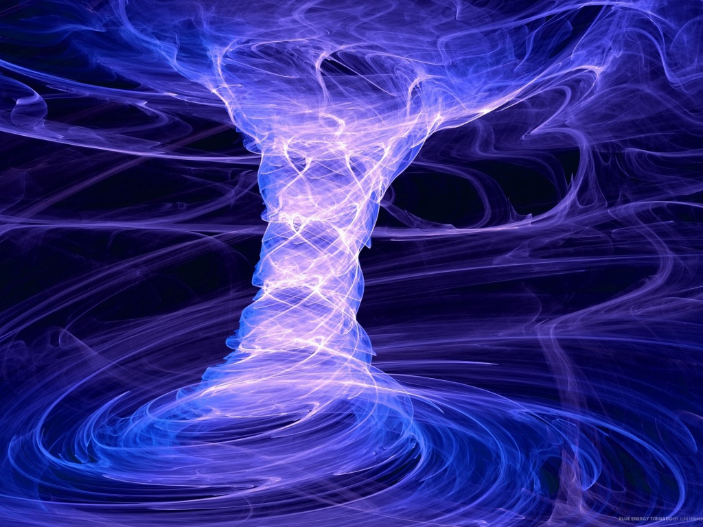 Энергетическое торнадо, 3-Д графика