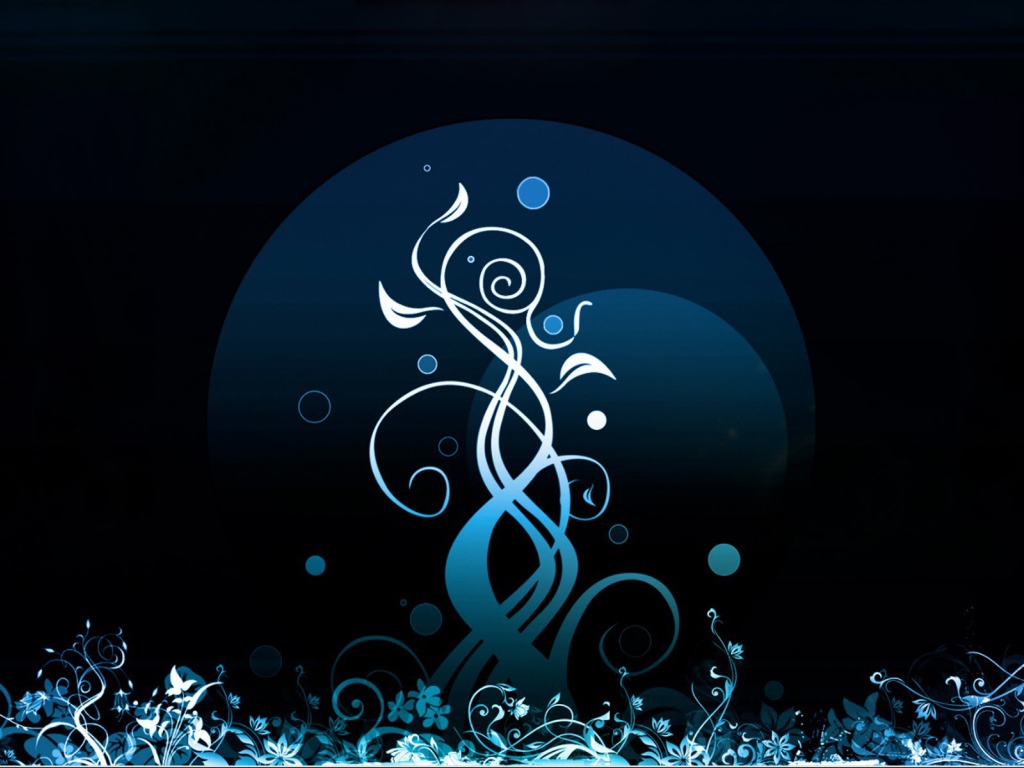 Изящный белый орнамент