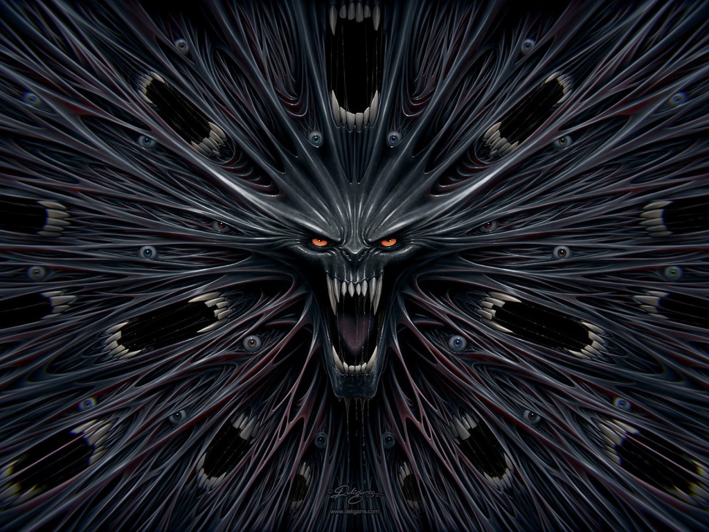 Симметричный фантастический монстр