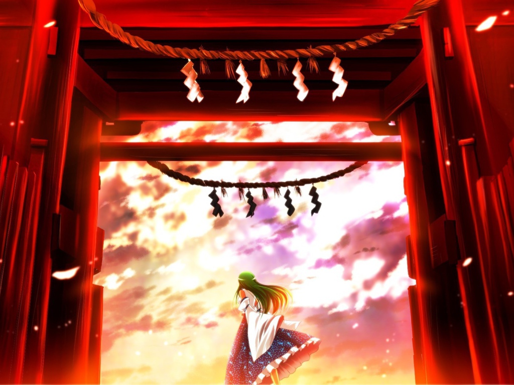 Храм в аниме Touhou Project