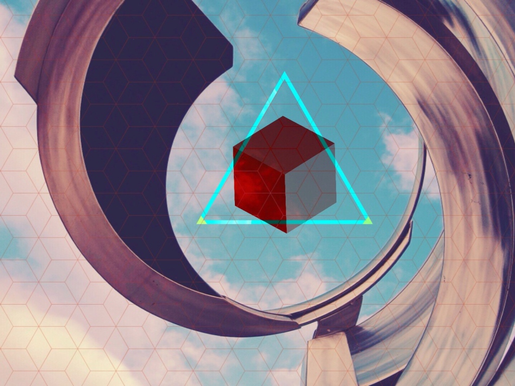 Треугольник на кубе