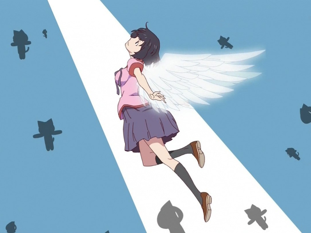 Ангел в аниме Monogatari Series