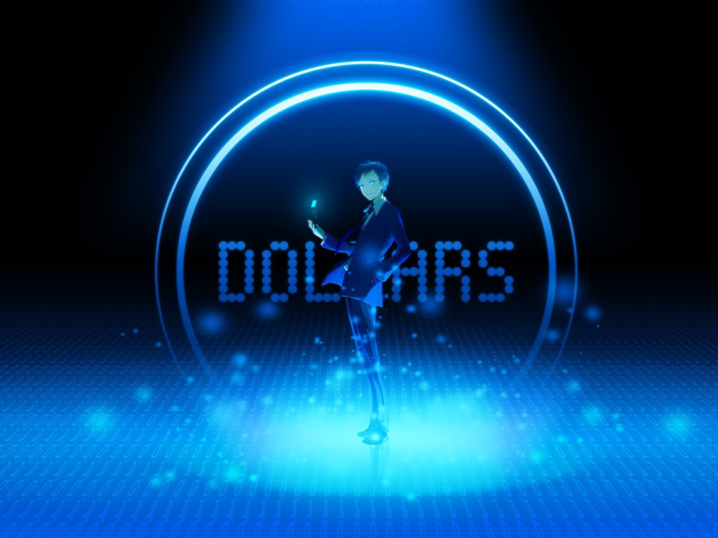 Аниме Дюрарара!!, голубой фон