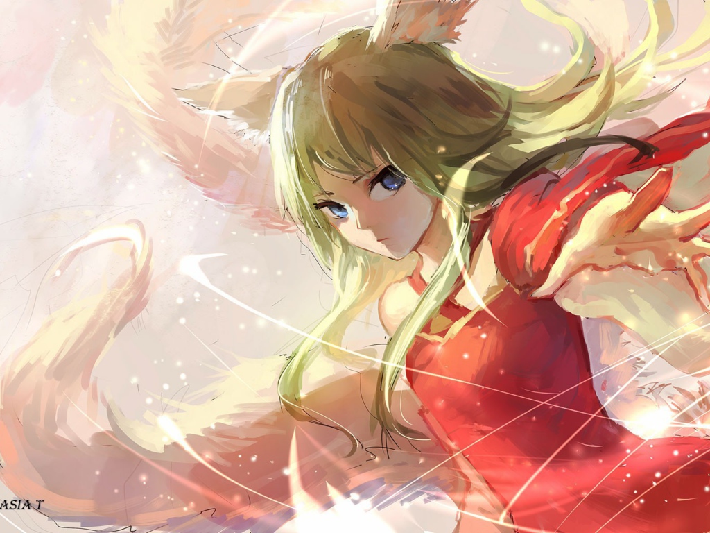 Аниме девушка Pixiv Fantasia