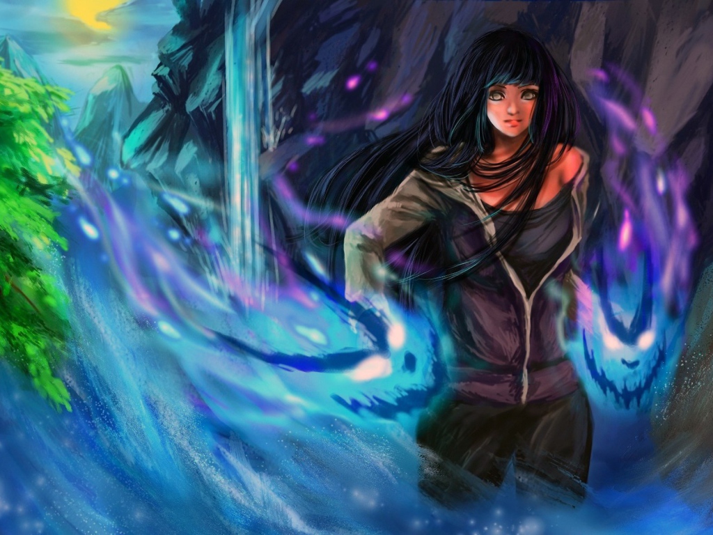 Девушка аниме из манги Naruto Shippuuden