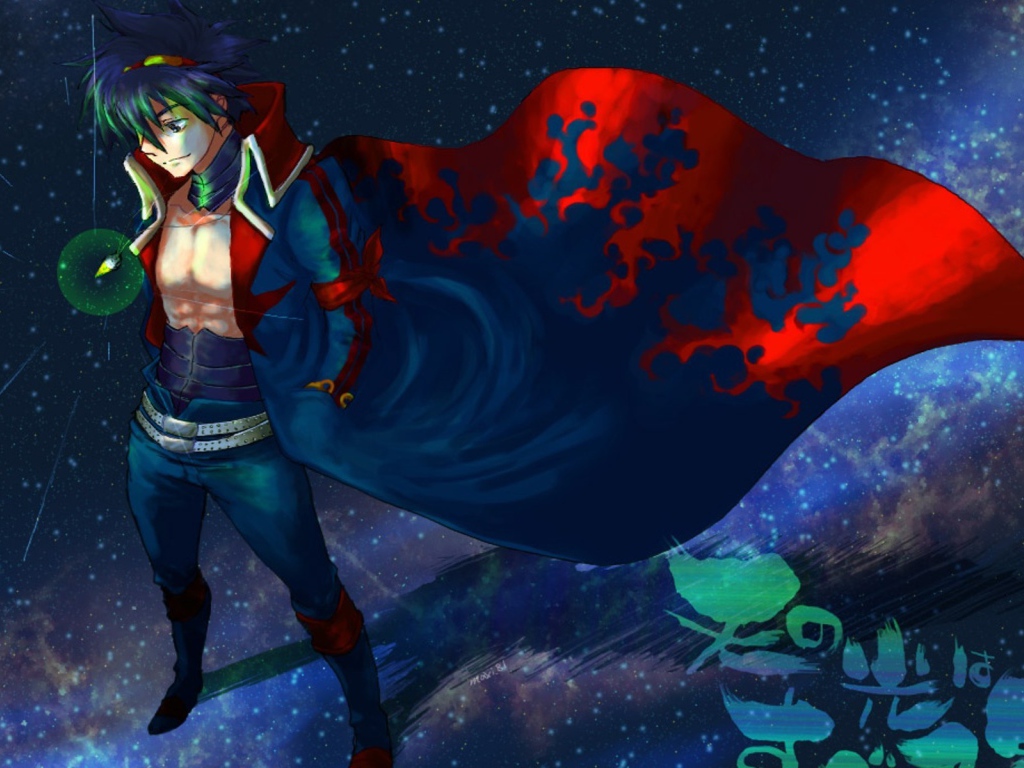 Герой аниме в плаще, Гуррен-Лаганн