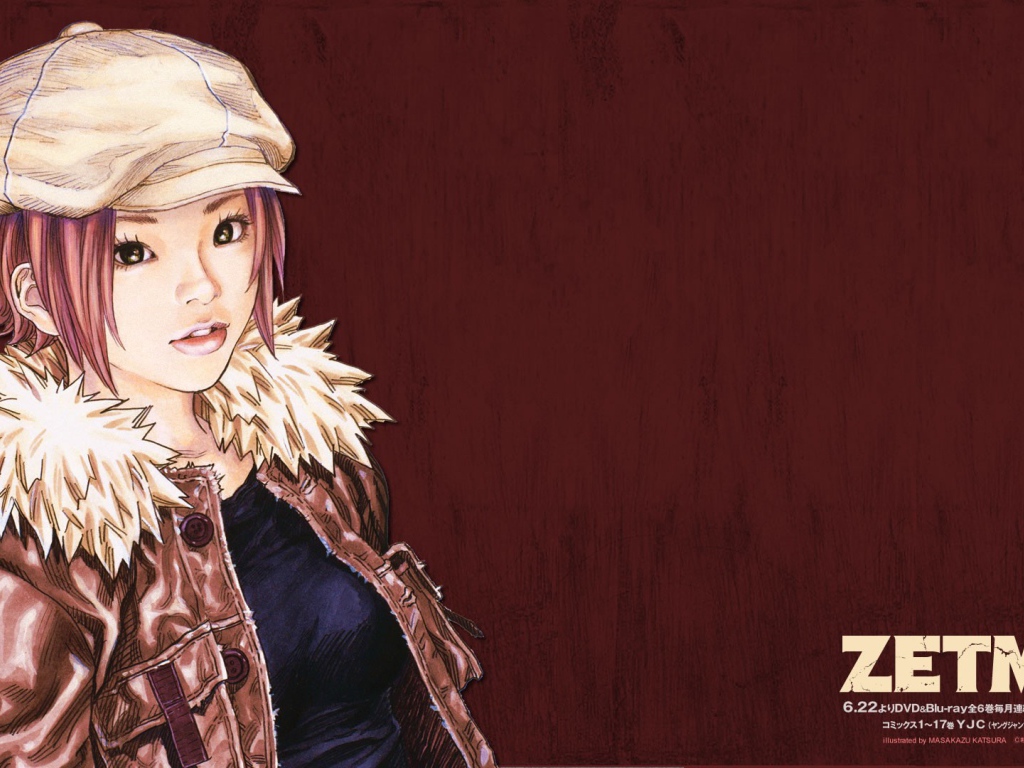 Девушка аниме из манги Зетман