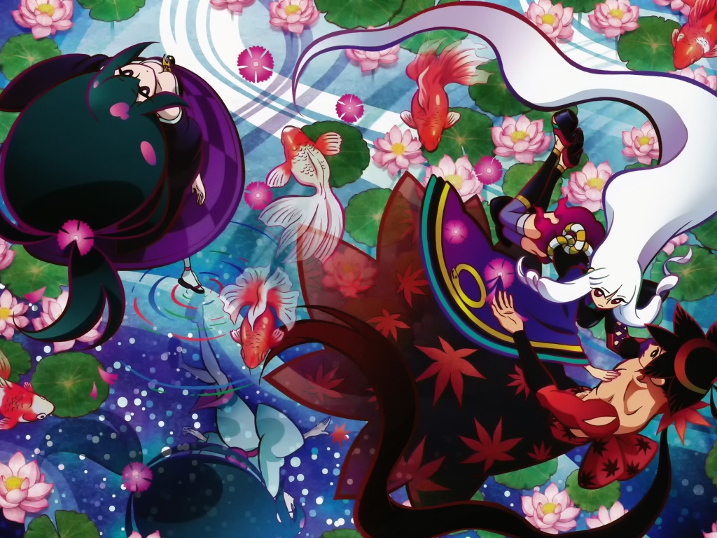 Красивое аниме Katanagatari