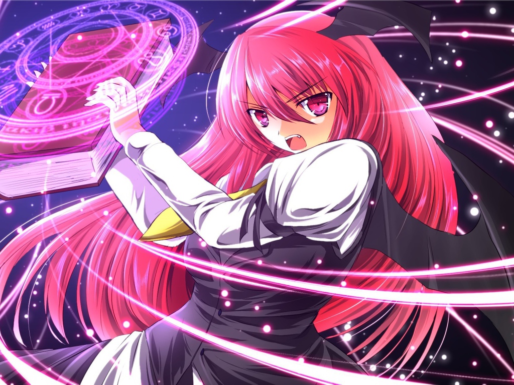 Чародейка аниме с магической книгой
