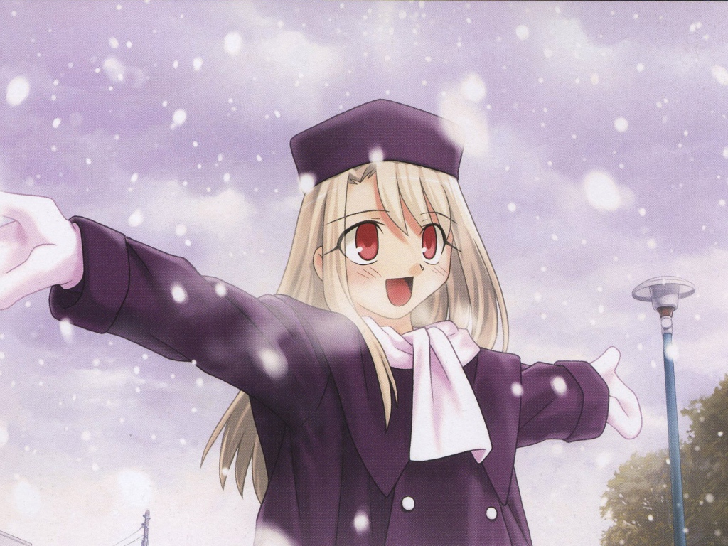 Девушка из аниме Illyasviel von Einzbern