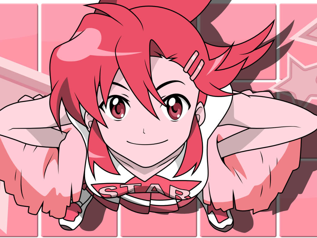 Девушка из аниме Tengen Toppa Gurren Lagann