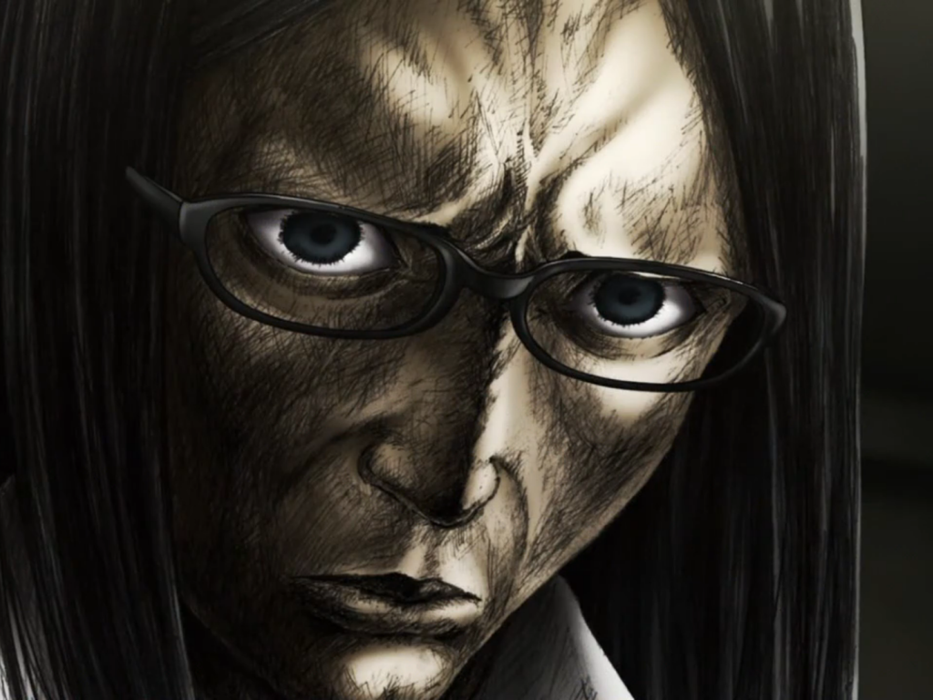 Девушка в очках, аниме Prison School