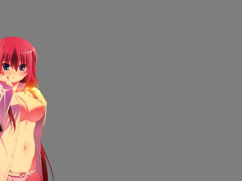 Девушка на сером фоне аниме Натюрморт в серых тонах