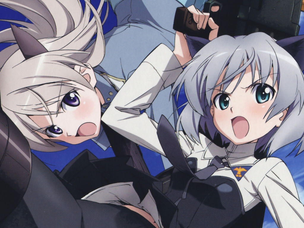 Девушки из аниме Штурмовые ведьмы