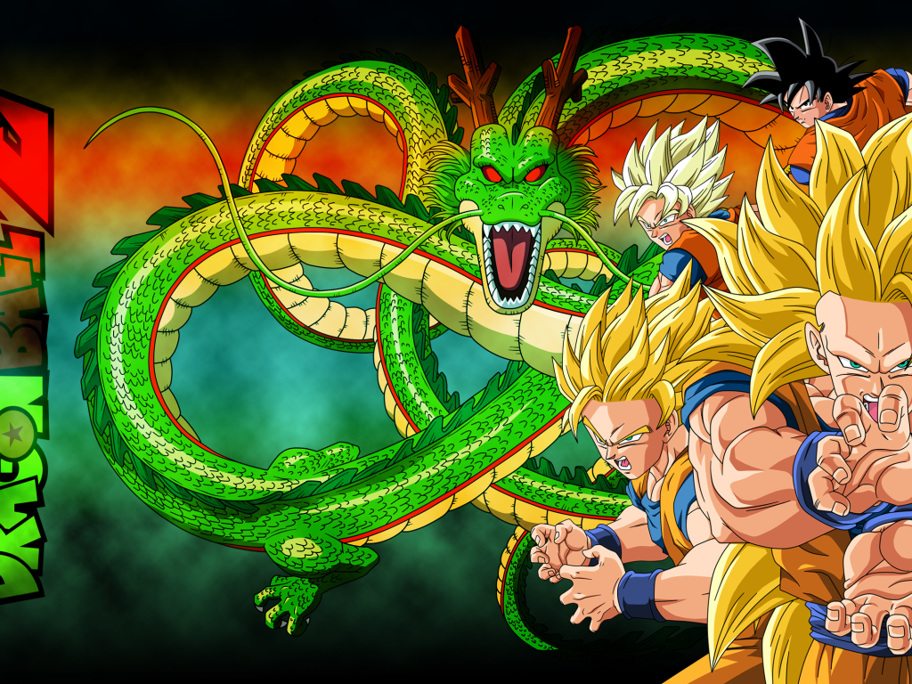 Зеленый дракон, аниме Dragon Ball Z