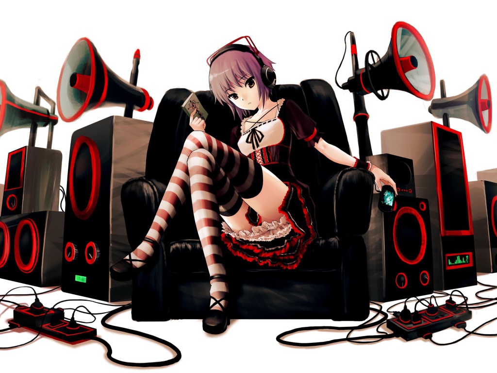 Харухи Судзумия из аниме любит музыку