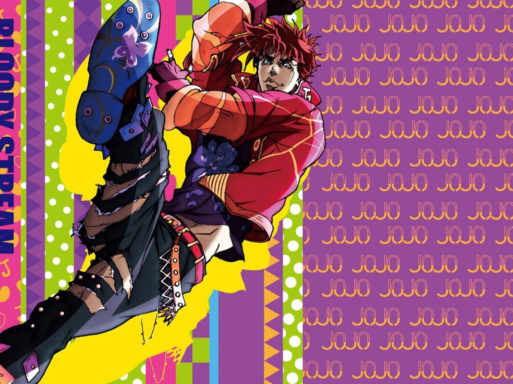 Джозеф из аниме Приключения Джоджо