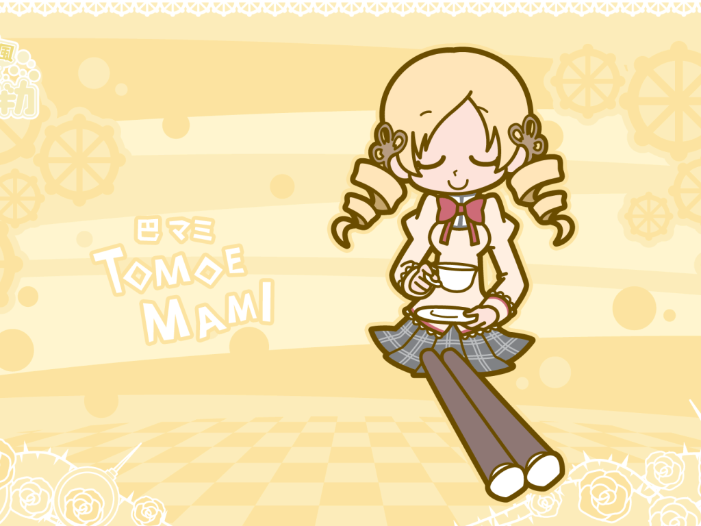 Персонаж Томое Мами из аниме Девочка-волшебница Мадока