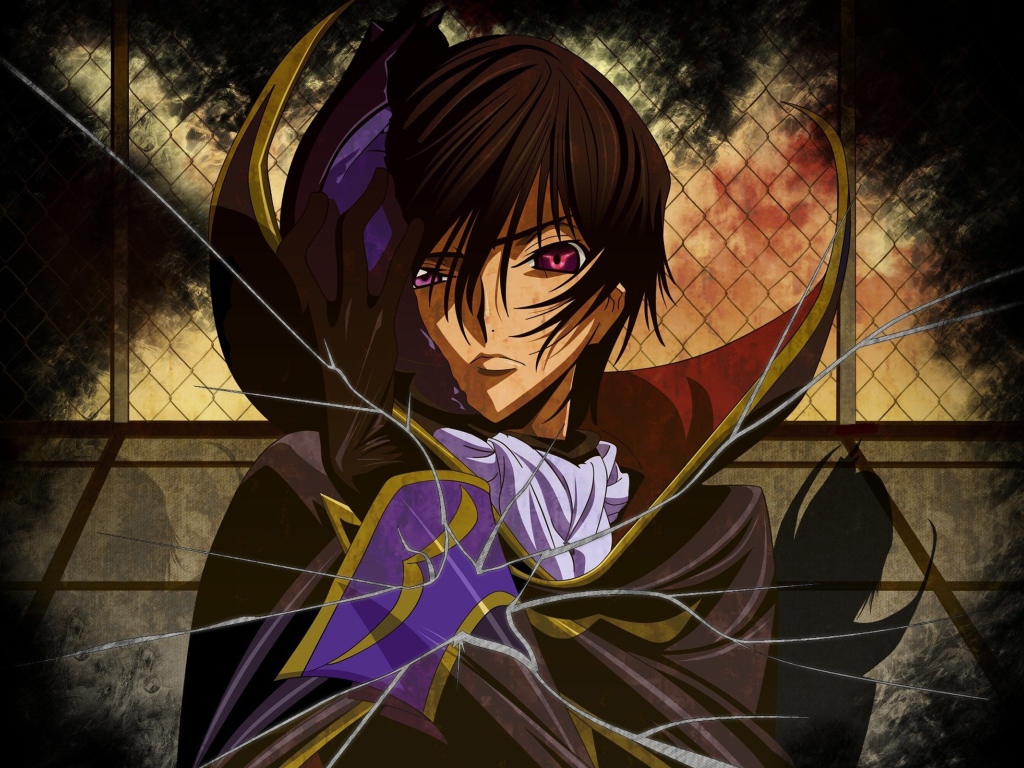 Парень аниме Lelouch Lamperouge