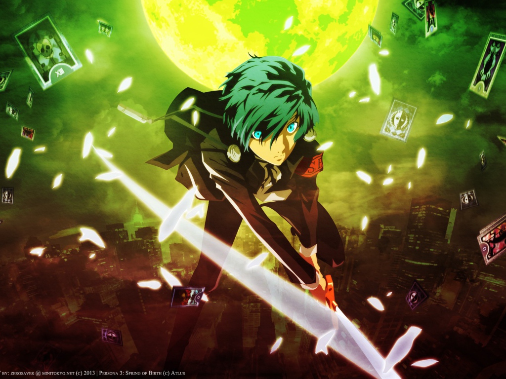 Парень из аниме Persona 3