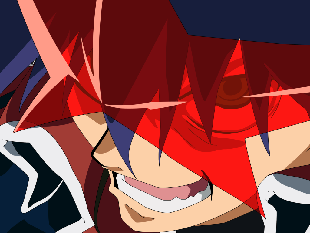 Герой в маске, аниме Тэнгэн Топпа Гуррен-Лаганн