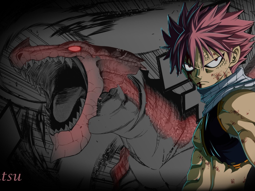 Натсу с драконом, аниме Сказка о хвосте феи