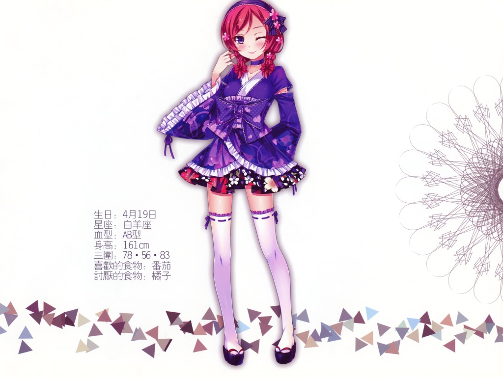 Нишикино Маки персонаж аниме Love Live