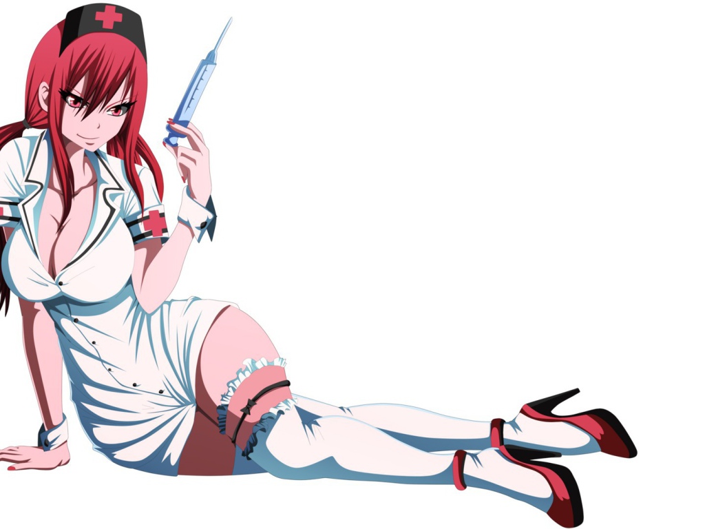 Медсестра из аниме Сказка о хвосте феи