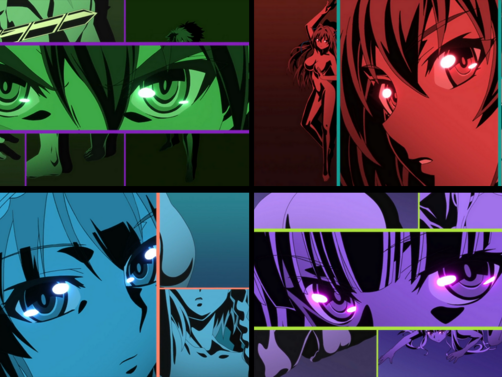 Лица героев аниме