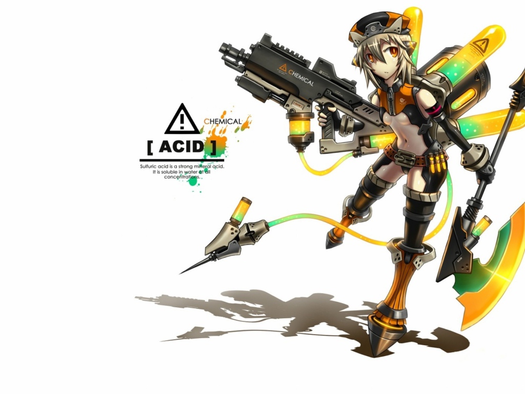 Девушка робот Gia Anime