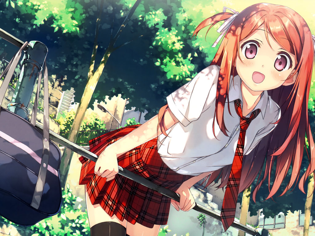 Школьница из аниме Kantoku