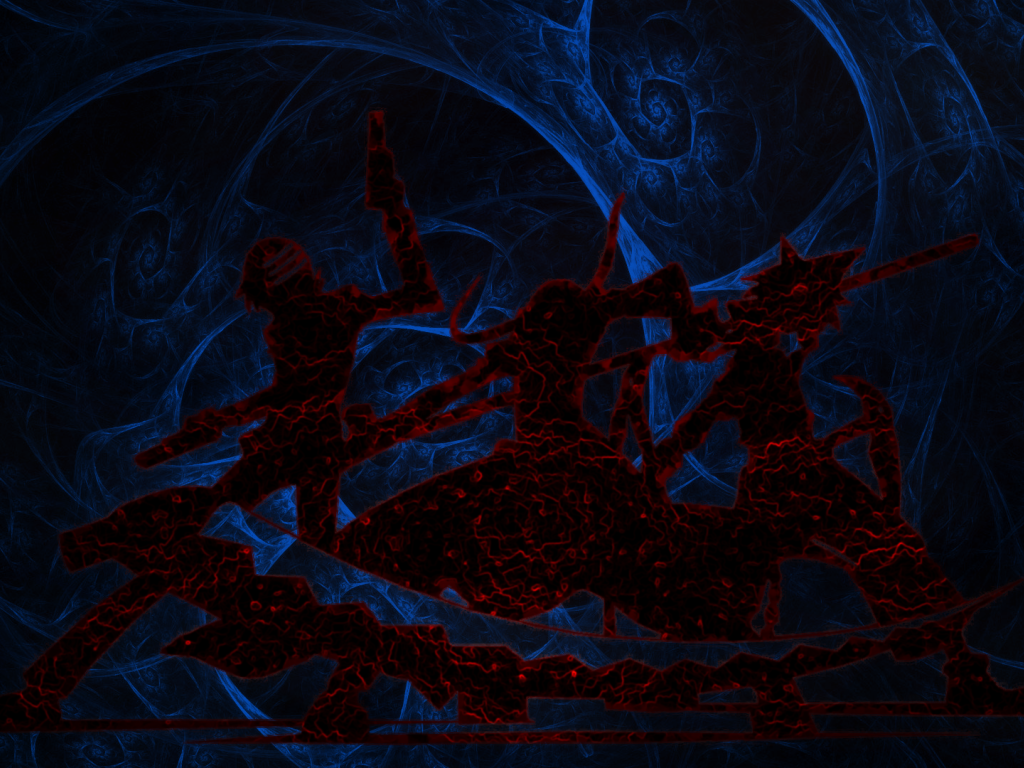 Силуэты героев Soul Eater