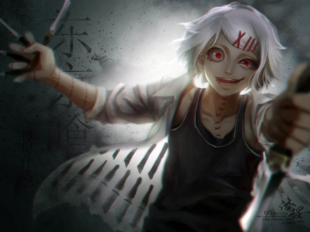 Сизия из аниме Tokyo Ghoul