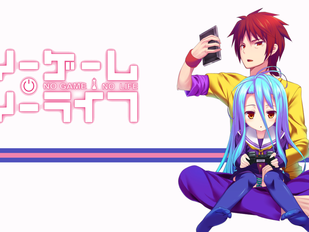 Сора и Широ из аниме Игра на выживание