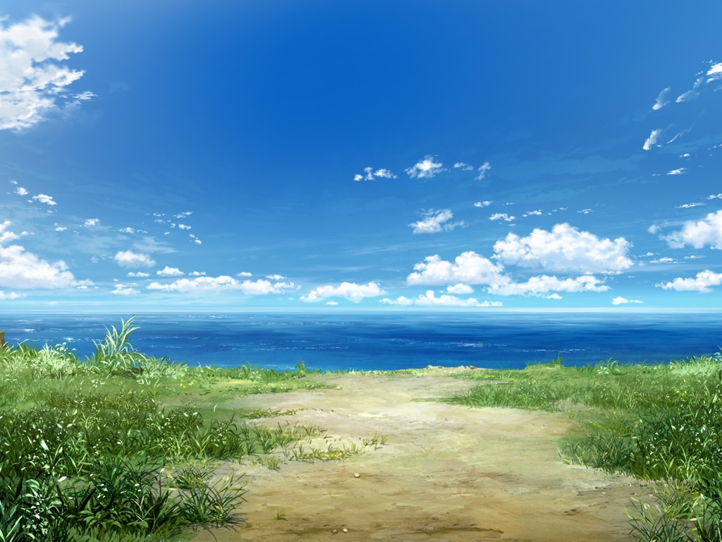 Море в аниме Натюрморт в серых тонах