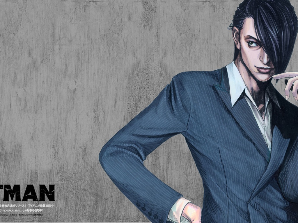 Стильный герой манги Зетман