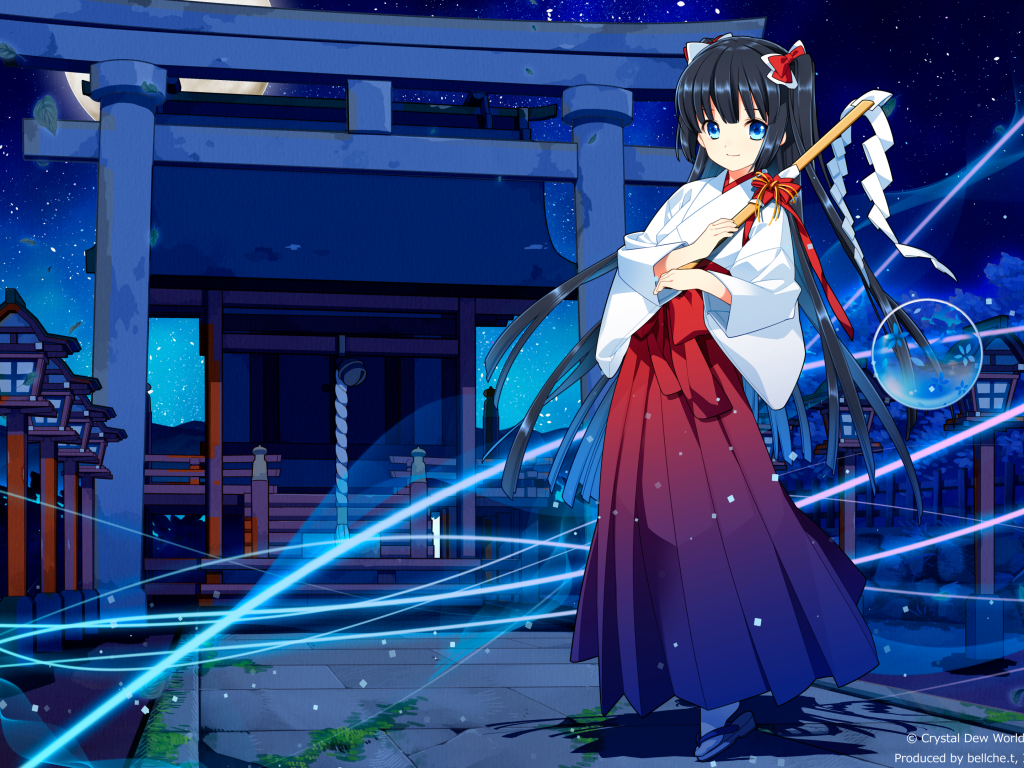 Милая девочка аниме Suisho Shizuku