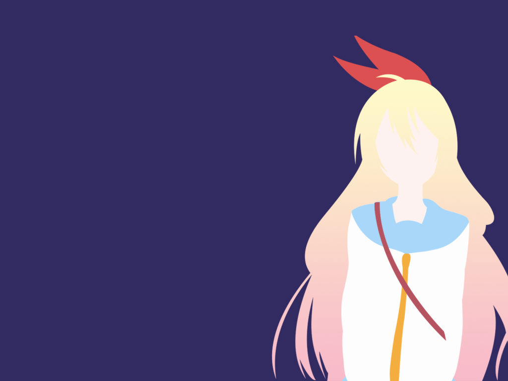 Девушка на синем фоне, аниме Притворная любовь