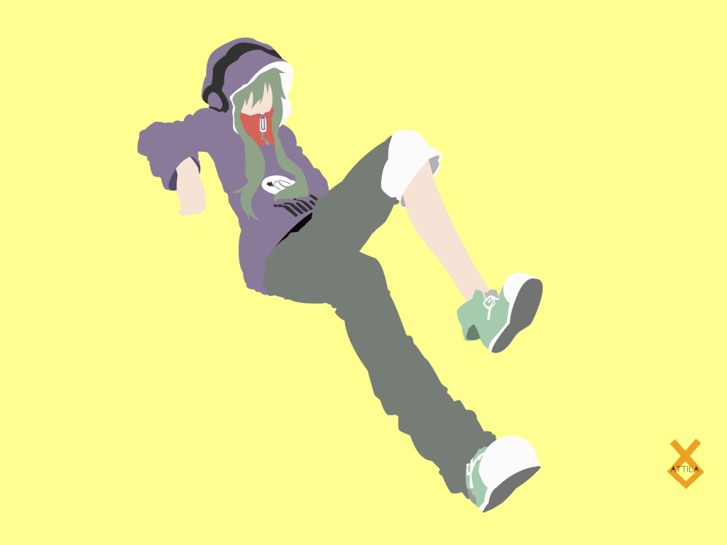 Девушка на желтом фоне, аниме Kagerou Project