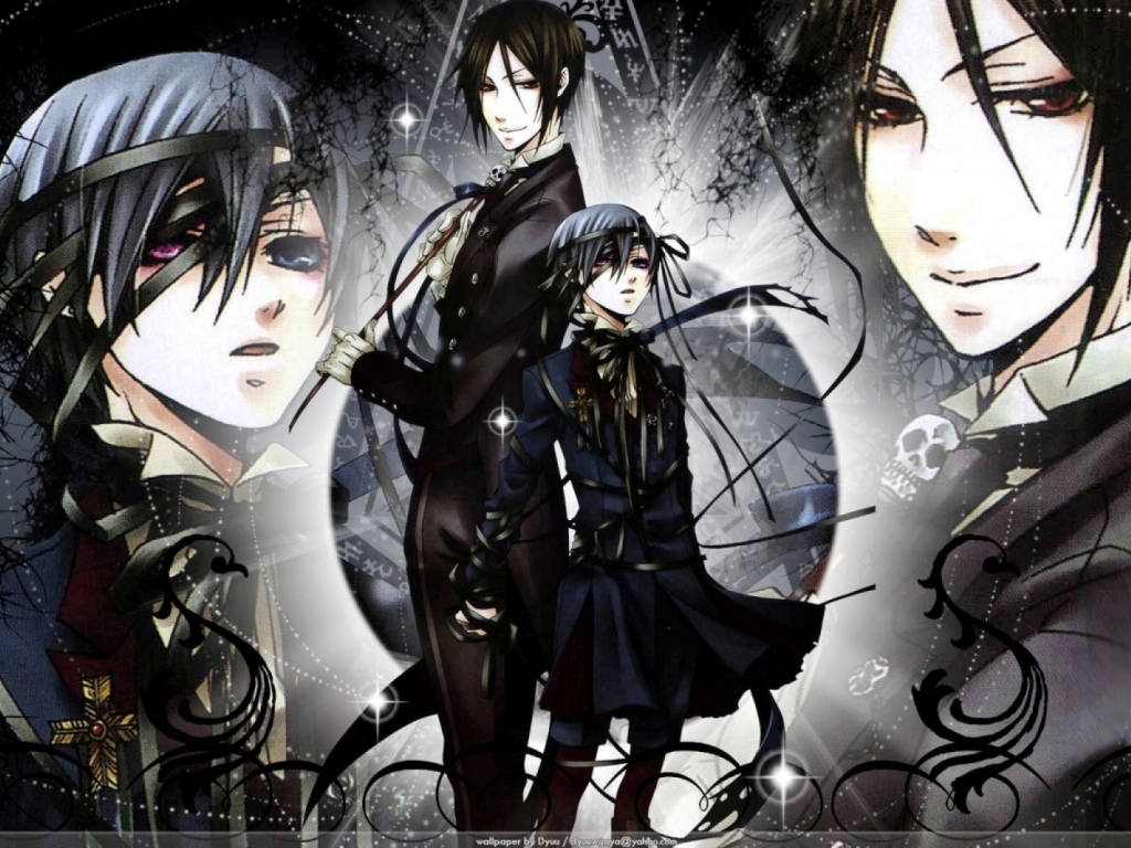 Герои аниме Тёмный дворецкий