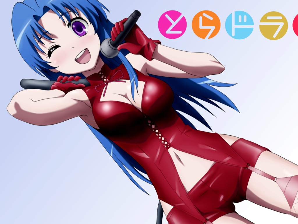 Аниме девушка Toradora