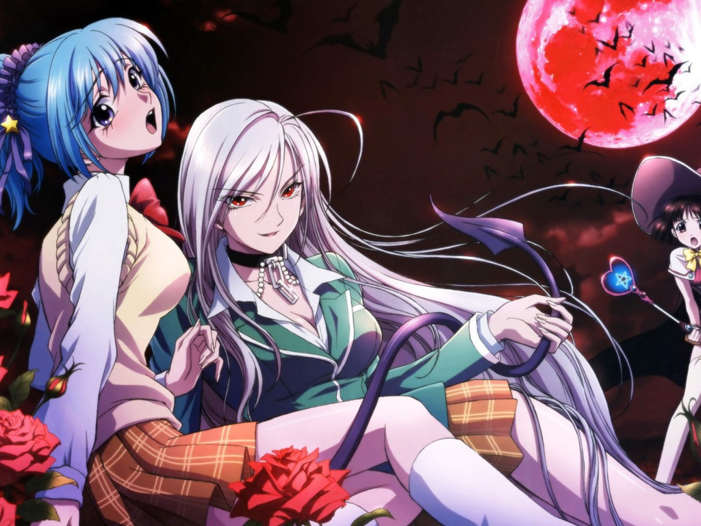 Вампиры в аниме Крестик + Вампир