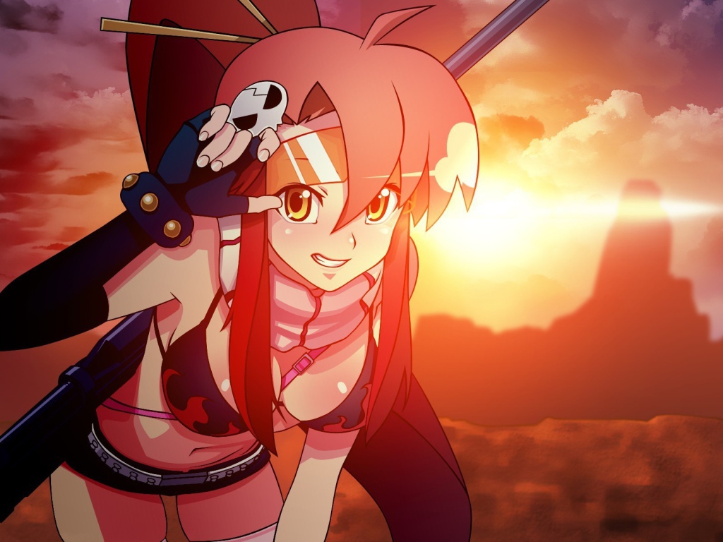 Девушка воин из аниме Тэнгэн Топпа Гуррен-Лаганн