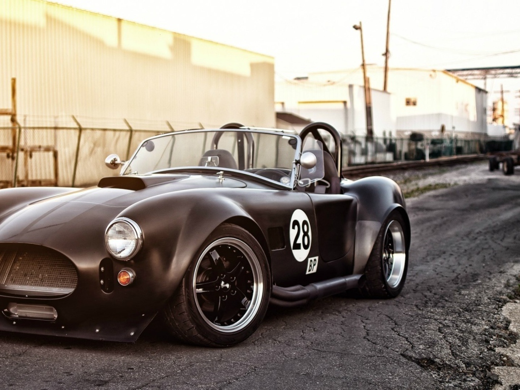 Черный Шелби кобра